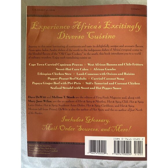 Flavors of Africa Cookbook: Spicy African Cooking - LIKE NEW - Picture 2 of 2